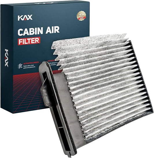 KAX Cabin Air Filter, CF10545 Replacement for Versa 2007 2008 2009 2010 2011 2012 2013, w/Activated Carbon Passenger Compartment Air Filter