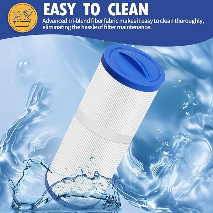 1-Pack 4CH-949 Spa Filter Replacements Compatible with Pleatco PWW50L, Cal Spa FIL50-5D13H15FCT-3, Filbur FC-0172, SD-01143, 817-4050, Waterway Teleweir 50, Rising Dragon 50, Hot Tubs Filter Cartridge