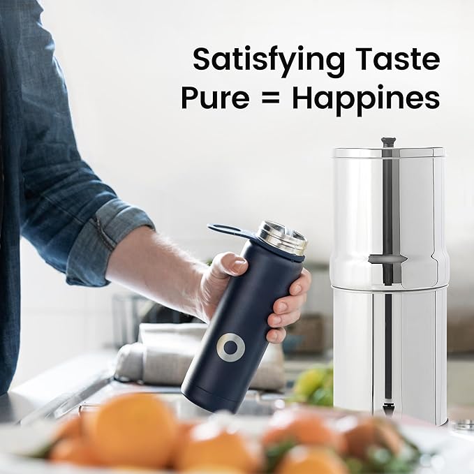 Filterlogic NSF/ANSI 372 Certified Water Filter, Replacement for Berkey® Black Filters (BB9-2®) & Fluoride Filters (PF-2®) Combo Pack