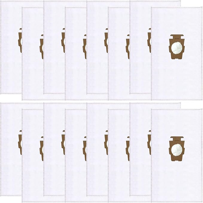 16 Pack 204814 Micron Magic HEPA Filter Plus Bags fit for kirby Part 205811 204814 204811 Universal Cloth Bags and All Kir-by Sentria Vacuum G Series, Avalir Models