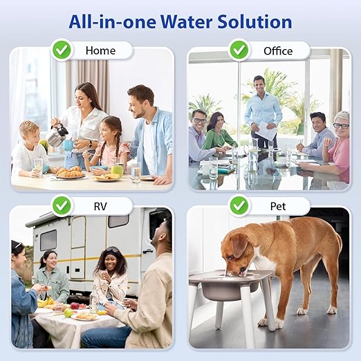 iSpring CKC1-NC SGS-Tested Countertop Water Filter, Drinking Water Filtration System for Faucet, Reduces Chloramine, Bad Odors, Sediment, and 99% of Chlorine, White (Filter Included)