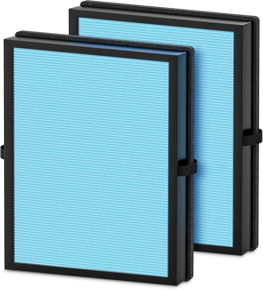 2 Pack MK-04 Air Fil-ter Compatible with MK-04 MG04JH Air Puri-fier, 4-Stage HEPA Fil-ter Replacement for Pet Dander for Bedroom and Office- Standard Version