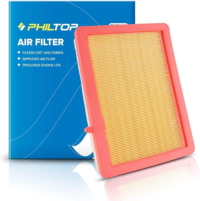PHILTOP Engine Air Filter, EAF080 (CA12260) Replacement for Equinox 2018-2021, Terrain 2018-2021 Air Filter, Protect Engine & Improves Acceleration