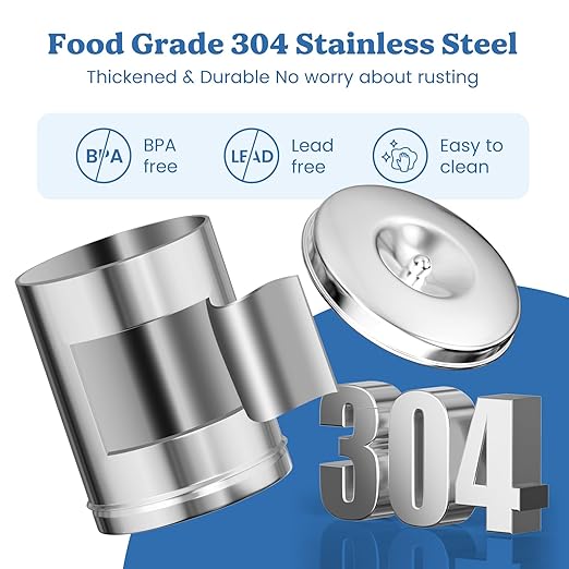 2.25G Gravity Water Filter System with New Water Level Window, 3-Stage 0.01μm Ultra-Filtration Stainless Steel Countertop System with 2 Thickened Carbon Filters and Stand, Reduce 99.9% Chlorine