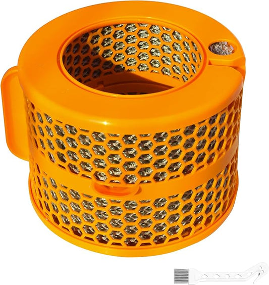 1 Pack 2-IN-1 Replacement Carbon Fiber Evaporator Filter Compatible for Dyson PH01 PH02 PH03 PH04 PH3A Models Humidify+Cool Air Purifiers, Orange