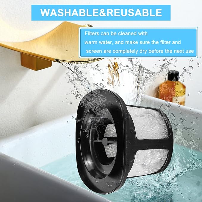 3061 Filter Replacement for Bissell Adapt/PowerLifter Ion Cordless Vacuum 2286 2482 2387 Compare to Part #1616323 1616322 1617684 LUXRILIX