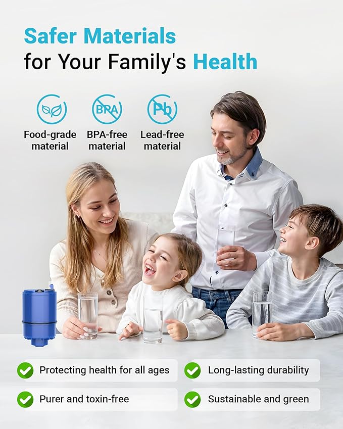 6 Pack Faucet Filter Replacement for All PUR®Plus, PUR® Water Filter Replacement, Pur® Filter Replacement RF-9999®, NSF 42 Certified, 1800-Gallon Long Lifespan, AQUA CREST