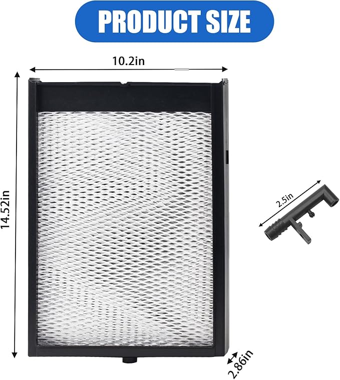 H510EZ1A 4793 Humidifier Filter/Water Panel Assembly Replacement Kit Compatible with AprilAire Whole-House Humidifier Models: 500, 500A, 500M, 550, 580