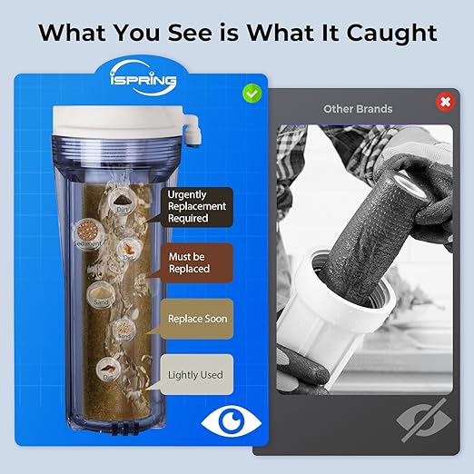 iSpring RCC2AK-UV, Upgraded 200 GPD, UV pH+ Reverse Osmosis System, 7-Stage RO Water Filtration System with Alkaline and UV Filter, Patented Top-Mounted Faucet Design for Easy DIY Installation