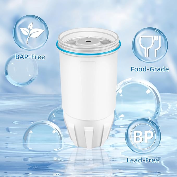 Water Filter Replacement for Zero Water Filter, Water Filters Replace ZP010 ZR-001 ZR-017 ZR-004 ZD-018 ZS-008, Reduce Lead, 0 TDS, 3 pack by APPLIANCEMATES