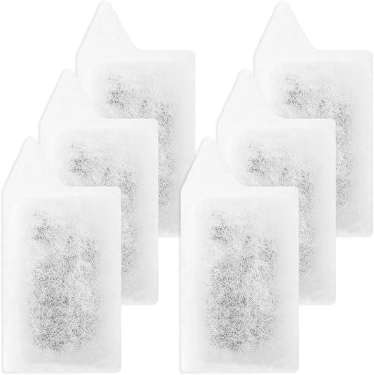 6 Packs Small Filters Cartridges for Tetra Whisper Small Fish Tanks Filter, Small Filter Carbon Replacement Filter Cartridge for 3-10 Gallons Aquarium Filter