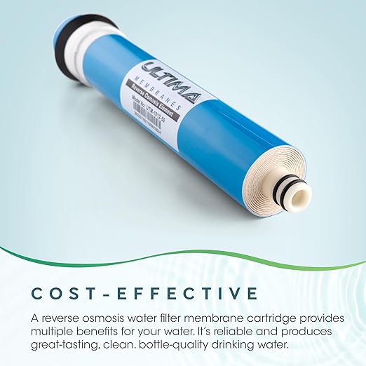 Ultima 7/VII 5 Stage Universal RO Under Sink Water Filter System Replacement Cartridges Includes 50 GPD Membrane and Quick Connect Post Carbon Filter…