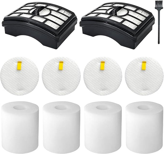 NV501 ZU780 Filter Replacement Parts for Shark Rotator Lift-Away NV500 NV501 NV502 NV503 NV505 NV510 NV520 NV552 NV642 UV560 ZU780 ZU782 ZU785,XFF500 XHF5002,HEPA+4 Foam&Felt Filters