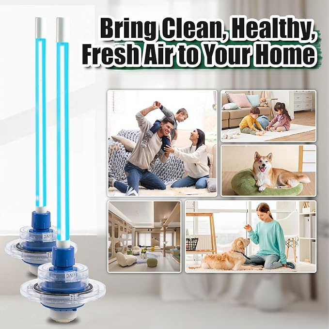 50-BUVAS-E is a Set of Air Care Lamp for AC Systems,for Air Quality Support Units in HVAC Ducts and Air Conditioning Coils,and Lamps Specifically Designed for HVAC Duct Maintenance