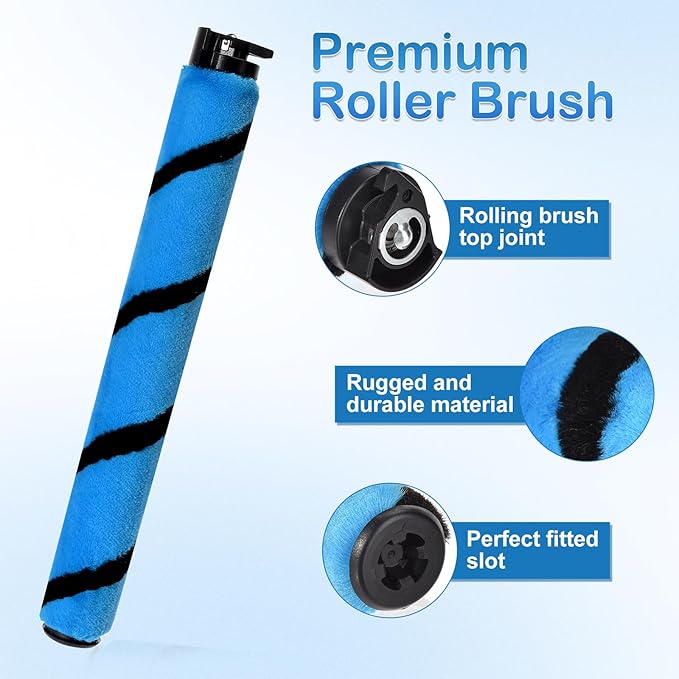 LA502 LA500 Brush Roller Filter Replacement for Shark Lift-Away ADV DuoClean PowerFins LA502 LA502NP LA500 LA500WM Upright Vacuum, Replaces Part XHF320 XFFK320 1483FC200