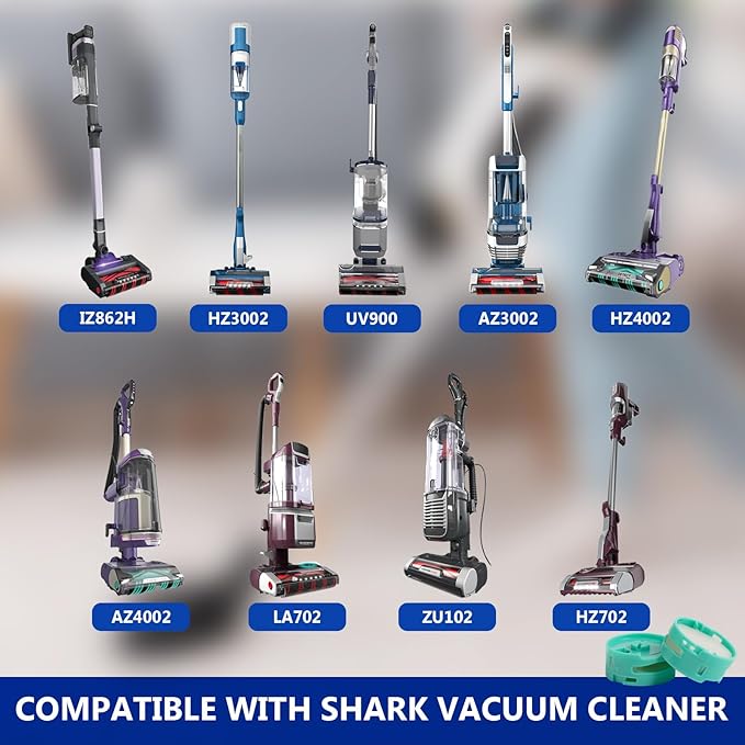 14 Packs Odor Neutralizer Cartridges Replacement Compatible with Shark AZ3000 AZ3002 HZ3000 HZ3002 IZ862H IZ562H ZD550 ZU102 Upright Vacuum, HP152 HP301 HP302 Air Purifier, Part# 1541FC3000