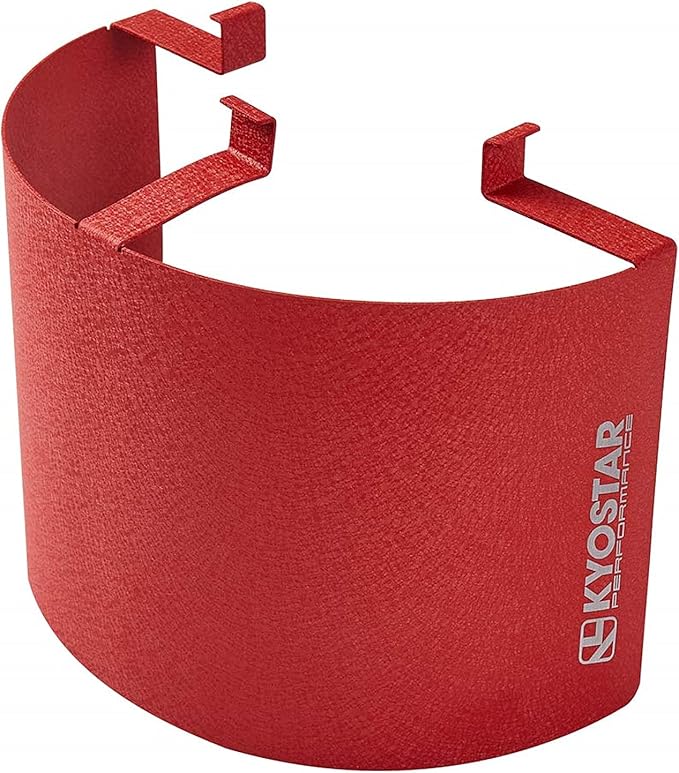 Kyostar Universal Steel Air Filter Heat Shield Cover Burning Air Intake Filter Cover for 2.5-3.5" Cone Filter (Red)