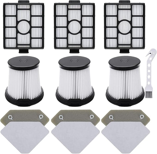 Leadaybetter BU3523 BU3521 BU3120 Detect Filter Replacement Compatible with Shark Clean Lightweight, Clean and Empty Cordless Stick Vacuum Cleaner, Compare to Part XPRFIW1000, XFBU3000
