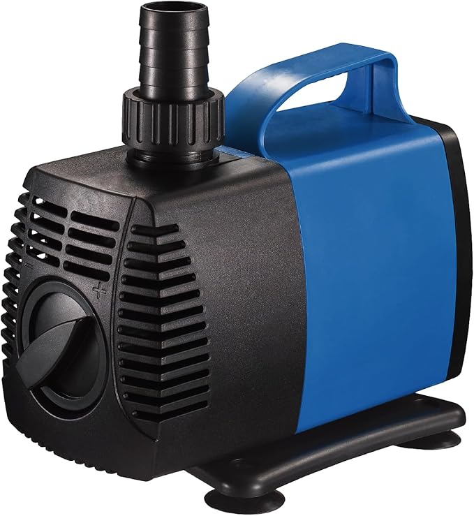 920 GPH Submersible Pump(3500L/H,35W) Ultra Quiet Adjustable Amphibious Internal External Water Pump for Pond,Aquarium,Fish Tank,Fountain,Hydroponics,Statuary,Sump Pump - 1 Pc