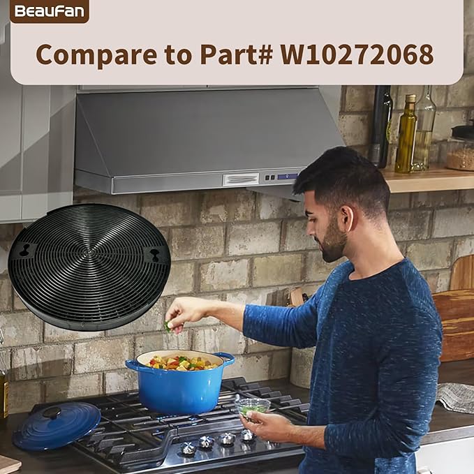 2 Pack W10272068 Filters Compatible with KitchenAid 30" & 36" & 42" Range Hood Models, Also Compatible with Samsung Range Hoods, Part# W10272068, W11709671, W11710198