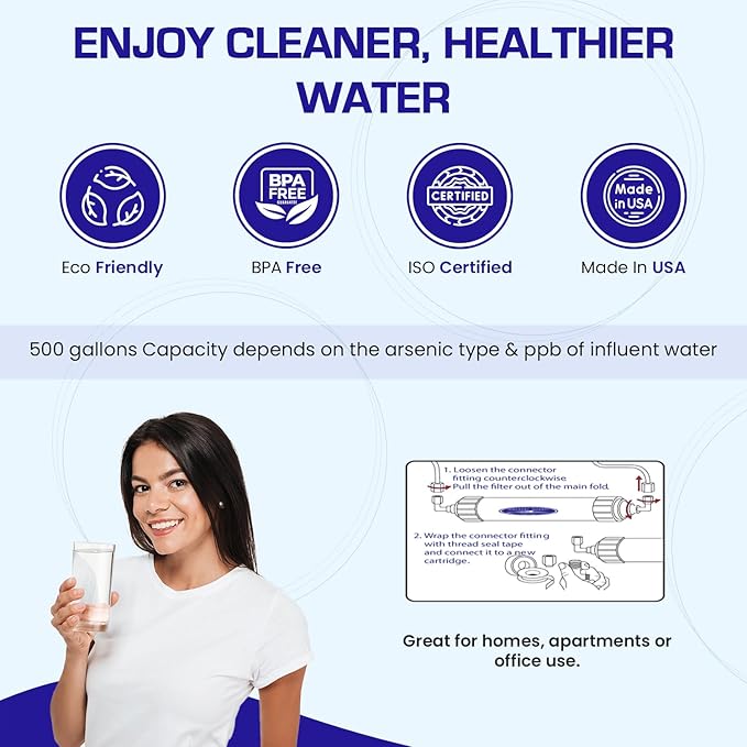 Countertop Reverse Osmosis Water Filter System by Crystal Quest