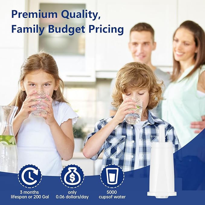 Replacement Filter for Waterdrop® WD-PF-01A Plus,Reduces PFOA/PFOS, Chlorine, Compatible with Waterdrop® Pitchers，Lasts 3 Months or 200 Gallons, Premium Water Filtration