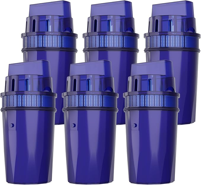 Fil-Fresh 6-Pack Water Filters Replacement for All PUR, PUR Plus Pitchers & Dispensers, Replaces PPF900Z, NSF Certified, Removes Impurities & Odor, 12-Month Supply