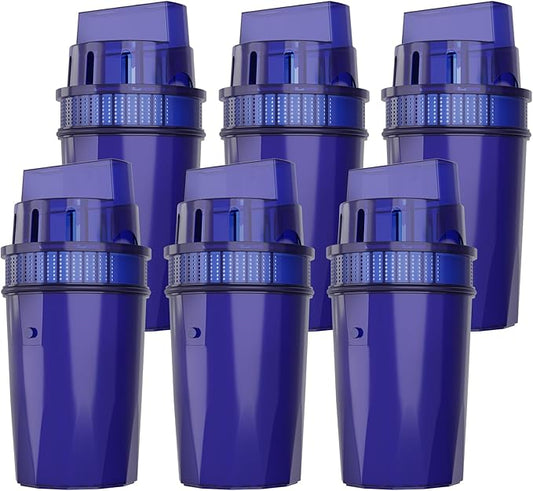 Fil-Fresh 6-Pack Water Filters Replacement for All PUR, PUR Plus Pitchers & Dispensers, Replaces PPF900Z, NSF Certified, Removes Impurities & Odor, 12-Month Supply