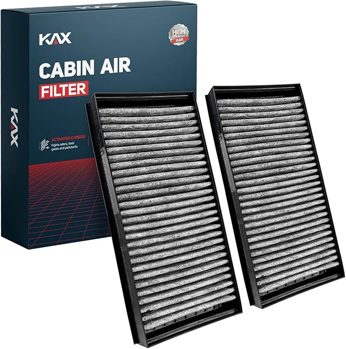 KAX Cabin Air Filter, (CF10936) Replacement for BMW X5 2007 2008 2009 2010 2011 2012 2013 2014 2015 2016 2017 2018 2019, X6 2008-2019, w/Activated Carbon Passenger Compartment Air Filter