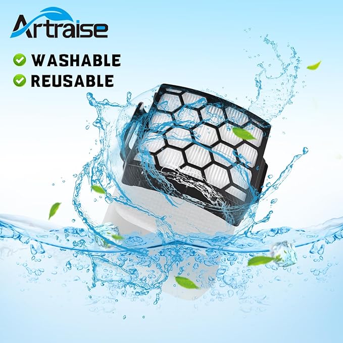 Artraise UV850 UV900 Replacement Filters for Shark Duoclean Lift Away Navigator Upright Vacuum Cleaner, 2 HEPA + 6 Foam + 6 Felt Filters Set, Compare to Part # XHF320 & XFFK602UKT