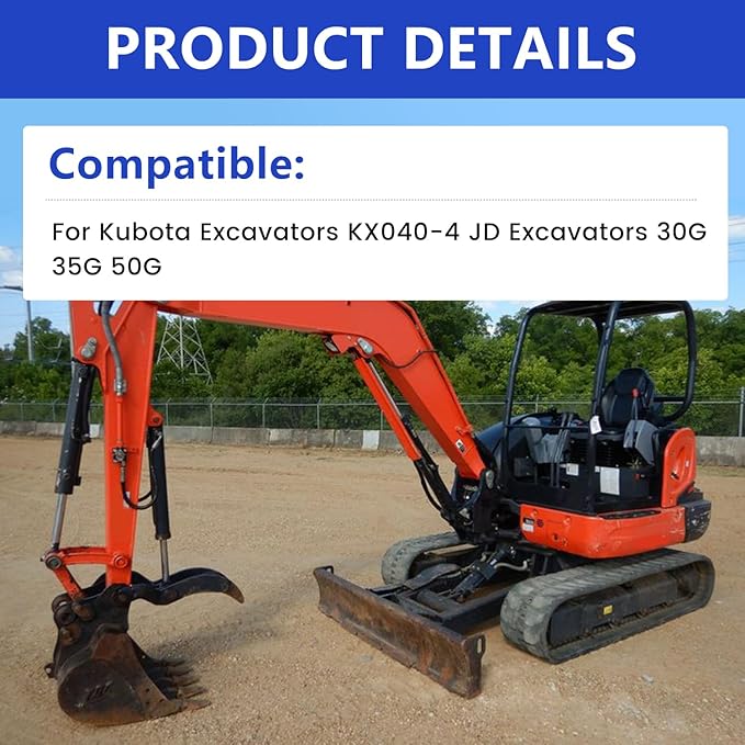 RD158-42270 RD158-42280 Air Filter - Fit for Kubota Excavators KX040-4 JD Excavators 30G 35G 50G - Replace FYD00000374 FYD00001540 WA10854 WA10890