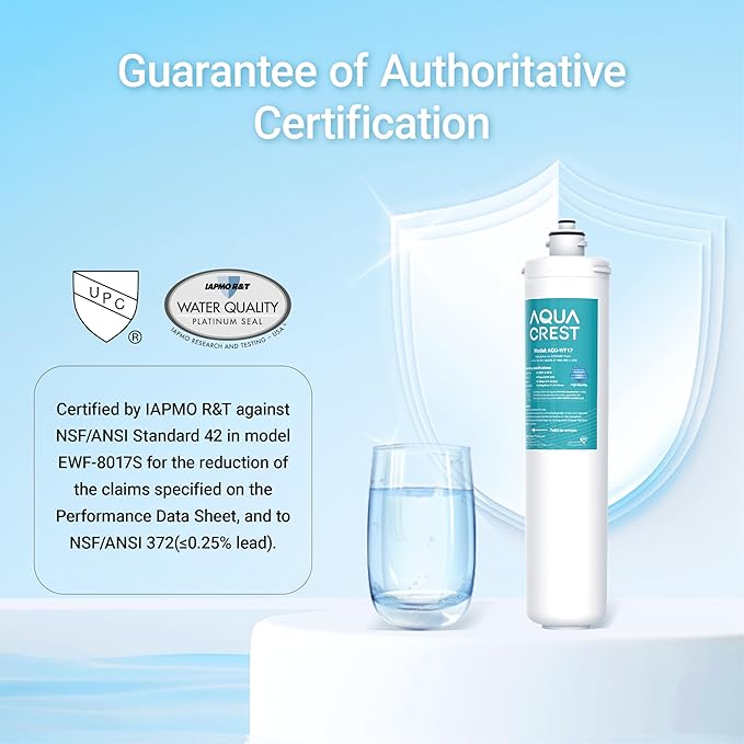 AQUA CREST H-104 19000 Gallons, Replacement Cartridge for Everpure H-104, EV961211, EF-3000, PBS-400, OW200L, 6TO-BW, MR-100, MR-225, EV9262-71, EF9857-00, 0.5 Micron, Pack of 2