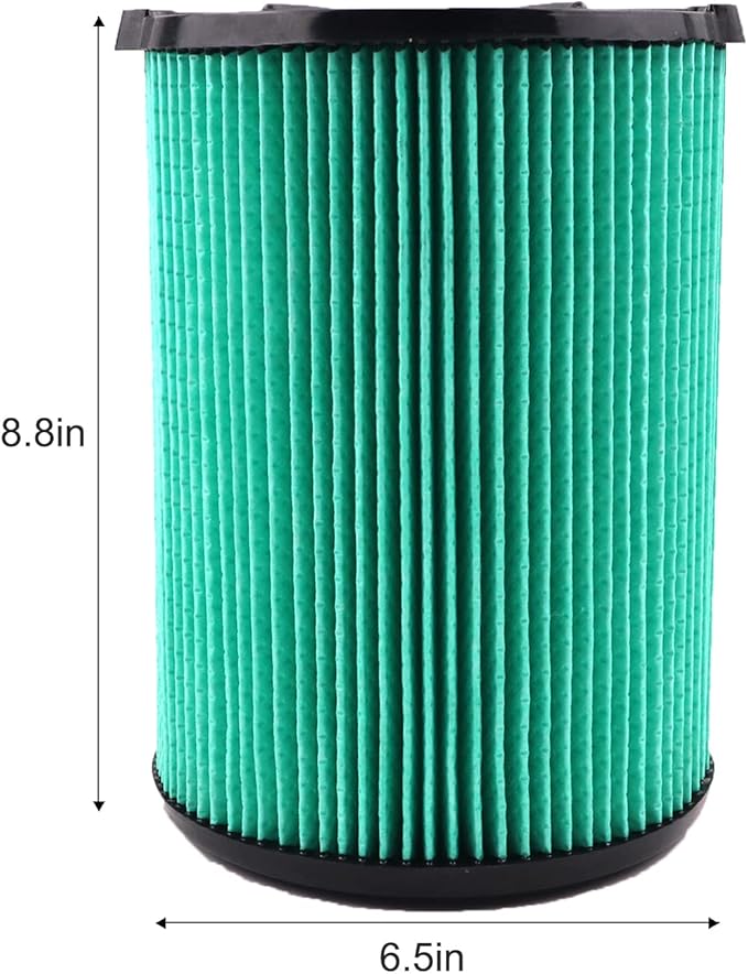 VF6000 Replacement Filter Compatible with Ridgid 5-20 Gallon Wet Dry Vacuums WD0671 WD5500 WD6425 WD7000 WD1280 WD1851 WD1680 WD1956（1Pack）