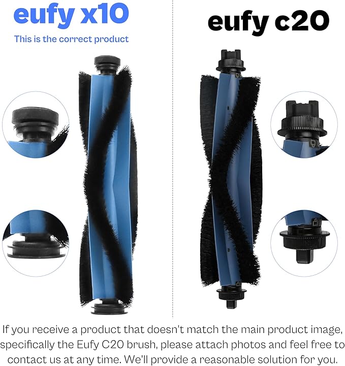 X10 Pro Omni Accessories fit for Eufy X10 Pro Omni Robot Vacuum, include 6 Dust-Bags, 4 Side Brushes, 4 Mop Pads, 2 Main Roller Brushes, 4 Filters, 1 Cleaning Brush LUXRILIX