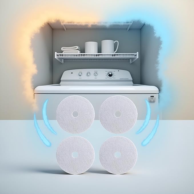 10 Pcs White Universal Cloth Dryer Exhaust Filter Portable Dryer Replacement Lint Filter Air Intake Paper Filters for Chef Dryer, Dryer Replacement Parts, Dryer Parts and Accessories (227 x 33 mm)