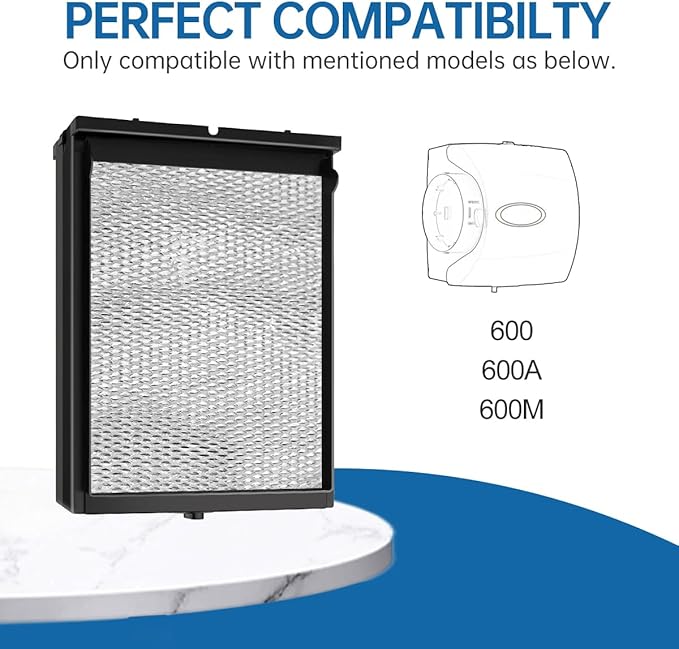 H635EZ1A Humidifier Filter Water Panel Assembly Replacement Kit Compatible with Whole-House Humidifier Models: 600 600A 600M Series