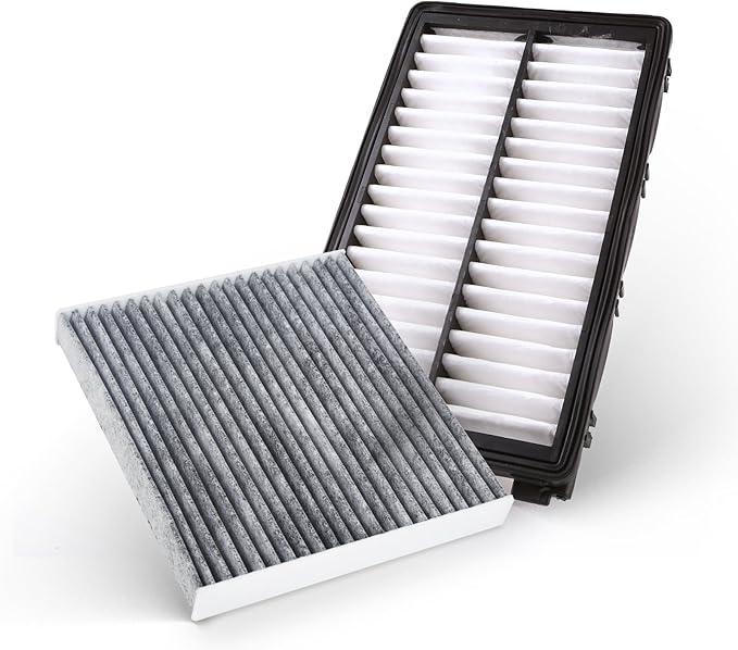 Engine & Cabin Air Filter for 2021-2023 Santa Fe, 2022-2023 Santa Cruz, 2022-2023 Tucson, 2021-2023 Sorento, 2020-2023 Sonata, 2021-2023 K5, Replacement for CF12820 CA12816 (Not Fit Hybrid)