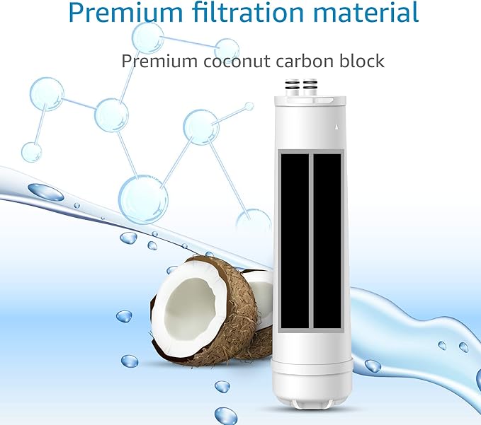 AQUA CREST RC 1 EZ-Change Basic Water Filtration Replacement, Replacement for Culligan® IC-EZ-1, US-EZ-1, RV-EZ-1, Brita® USF-201, USF-202, DuPont® WFQTC30001, WFQTC70001, 3K Gallons (Pack of 2)