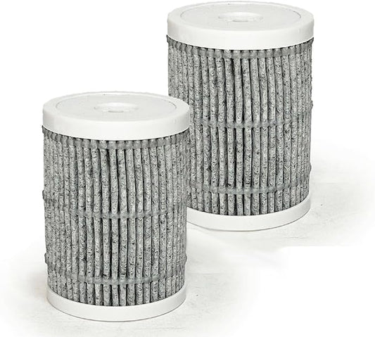 Nispira 2-in-1 HEPA Activated Carbon Replacement Filters For Munchkin Protable Air Purifier For Car, 2 Pack