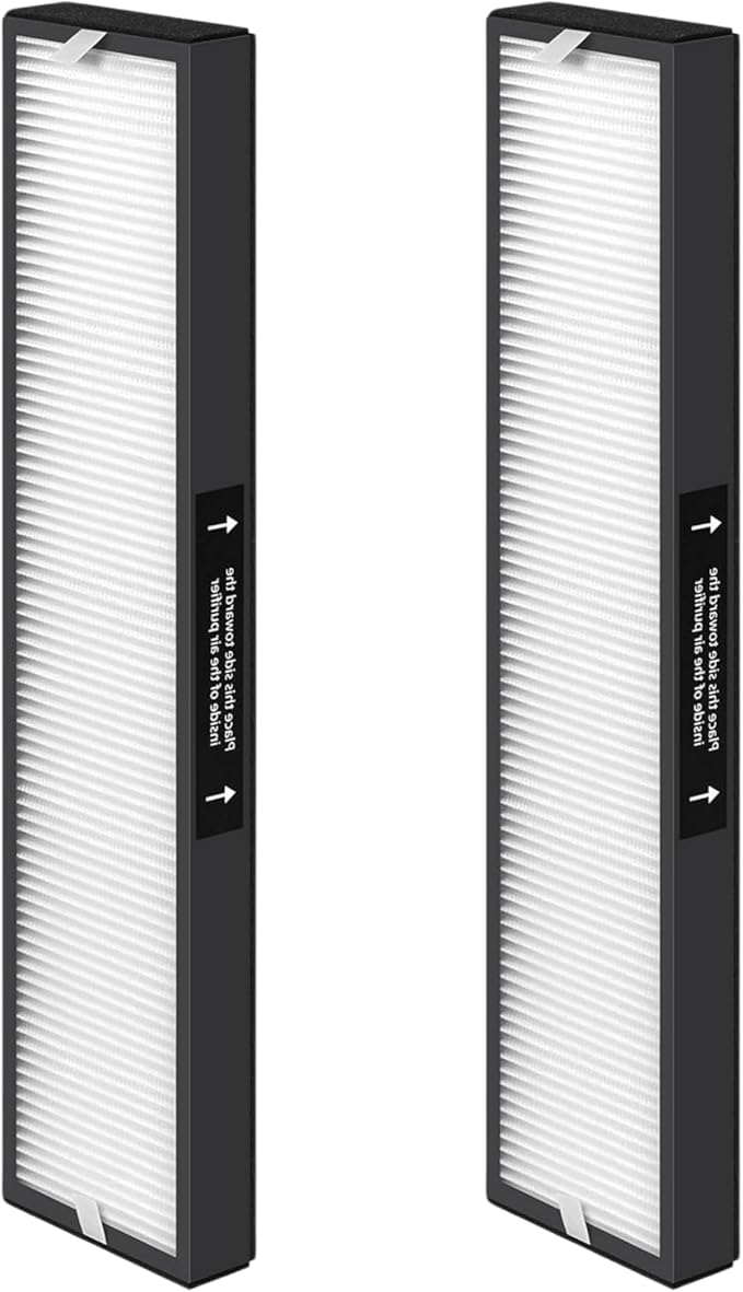 Nispira 182550 Filter Replacement Compatible with Bionaire BAP536UV-U Holmes HAP537UV / 2141139 Air Purifier, 2 Packs