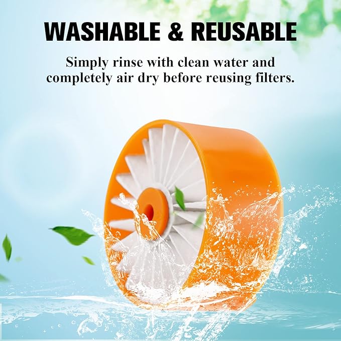 Filter Replacement for Black & Decker Powerseries Extreme Cordless Stick Vacuum Cleaner Fit for BSVF1 BSV2020 BSV2020G and BSV2020P. Replace Part # N665227, 6 * BSV2020G Filters By Improvedhand