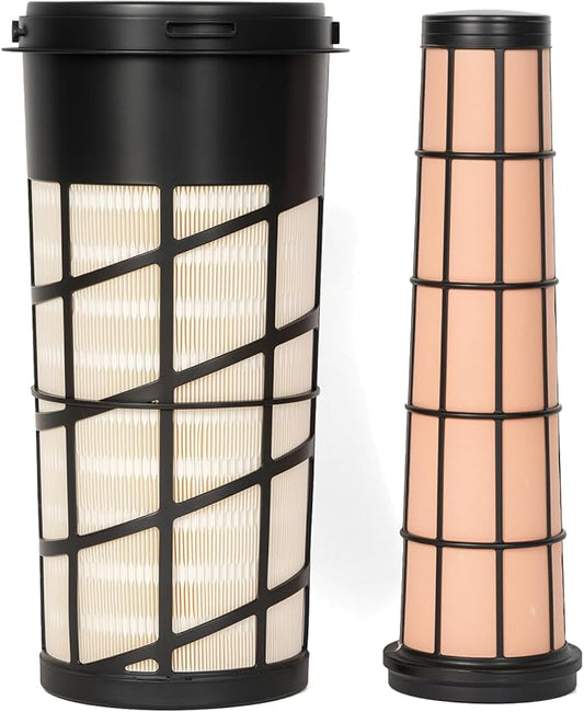 RE282286 RE282287 Inner & Outer Air Filter Kit - Fit for John Deere 318D 319D 320D 323D 5045D 5045E 5050E 5055E 5060E 5065E 5075E 5075EF 5055E