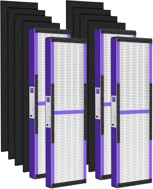4 Pack FLT4850PT HEPA PET CARE Filter B Replacement Compatible with Guardian Air Purifier AC4825 AC4825E AC4300 AC4800 AC4900 AC4850PT AC4850 FLT4825