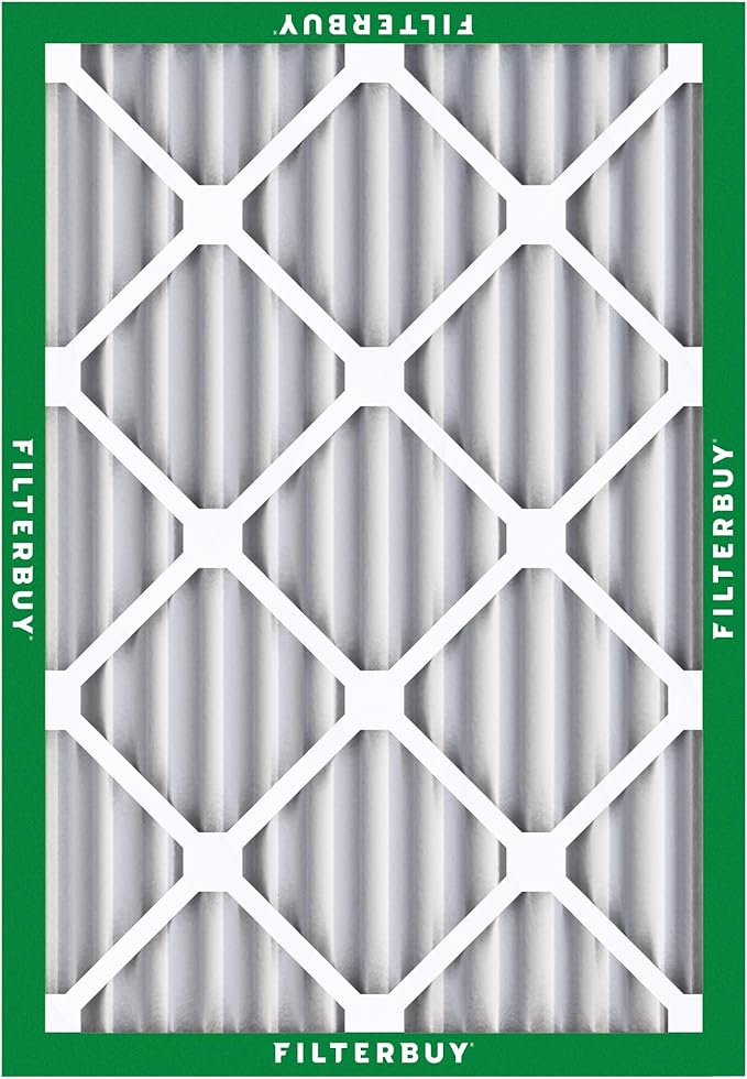 Filterbuy 14x20x2 Air Filter MERV 8 (MPR 700) Dust Defense Replacement (1-Pack), Electrostatic Pleated HVAC AC Furnace Filters, Made in USA (Actual Size: 13.50 x 19.50 x 1.75)