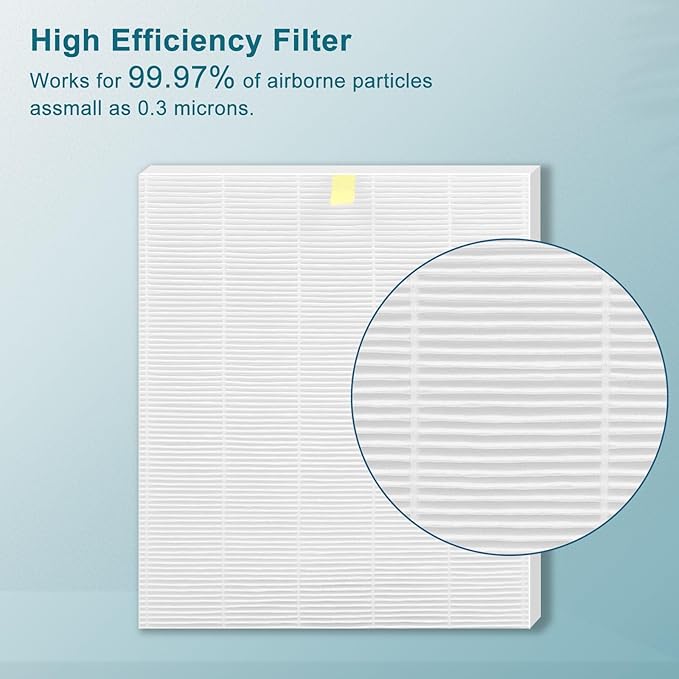 C545 True High Efficiency Replacement Filter S Compatible with Winix C545 Replacement for Winix S Filter Part 1712-0096-00 and 2522-0058-00, 4 Pack