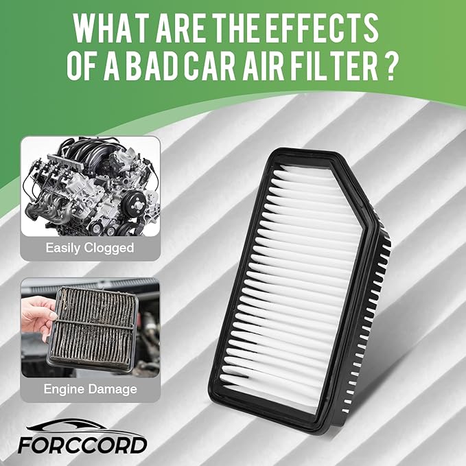 Cabin & Engine Air Filter Fits for Kia Soul 2014 2015 2016 2017 2018 2019 L4 1.6L 2.0L Activated Carbon Cabin Filter Replacement Air Filter CF12002 CA11206 Car Aaccessories