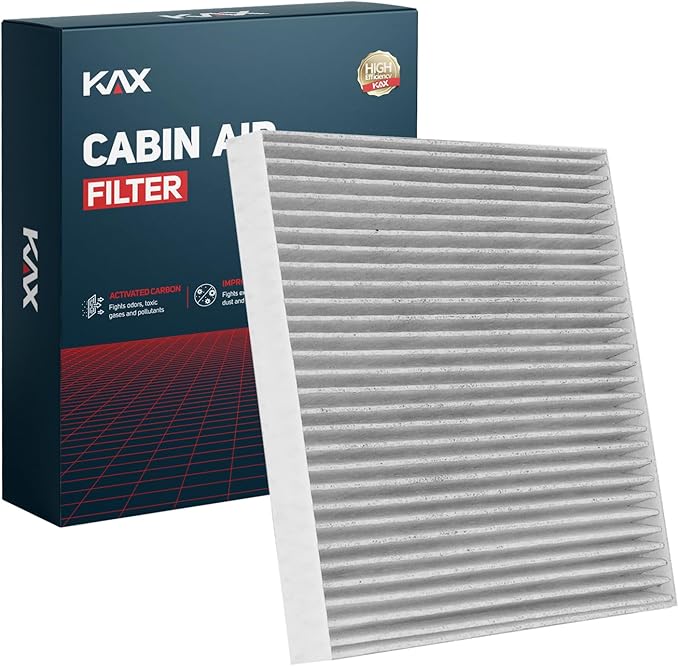 KAX Cabin Air Filter CF11819 Replace for Equinox 2010-2017,Sonata 2011-2014, Optima 2011-2015, Santa Fe(Sport/XL), Terrain, Vue, Sedona, with Activated Carbon Cabin Filter