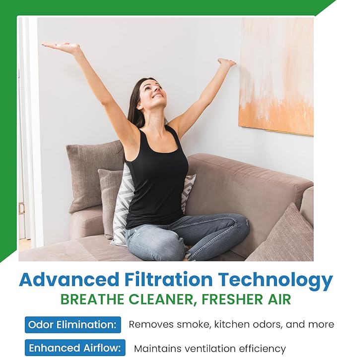 Filter Everything Carbon Replacement Filter Compatible with HAPF60, HAP756, HAP615, HAP726, HAP750, HAP625, HAP725 – 6” x 9.25” x 0.25” – 4 Pack