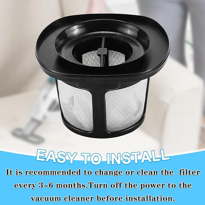 3061 Filter Replacement for Bissell Adapt/PowerLifter Ion Cordless Vacuum 2286 2482 2387 Compare to Part #1616323 1616322 1617684 LUXRILIX