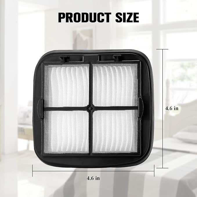 Improvedhand 97D5 Pet Hair Eraser Filter Replacement for Bi-ssell Pet Eraser Corded Hand Vacuum 33A1B 33A1 33A1W 27K6, Replaces Part # 203-7416 203-1432 2031432, 4 Pack & 1 Brush